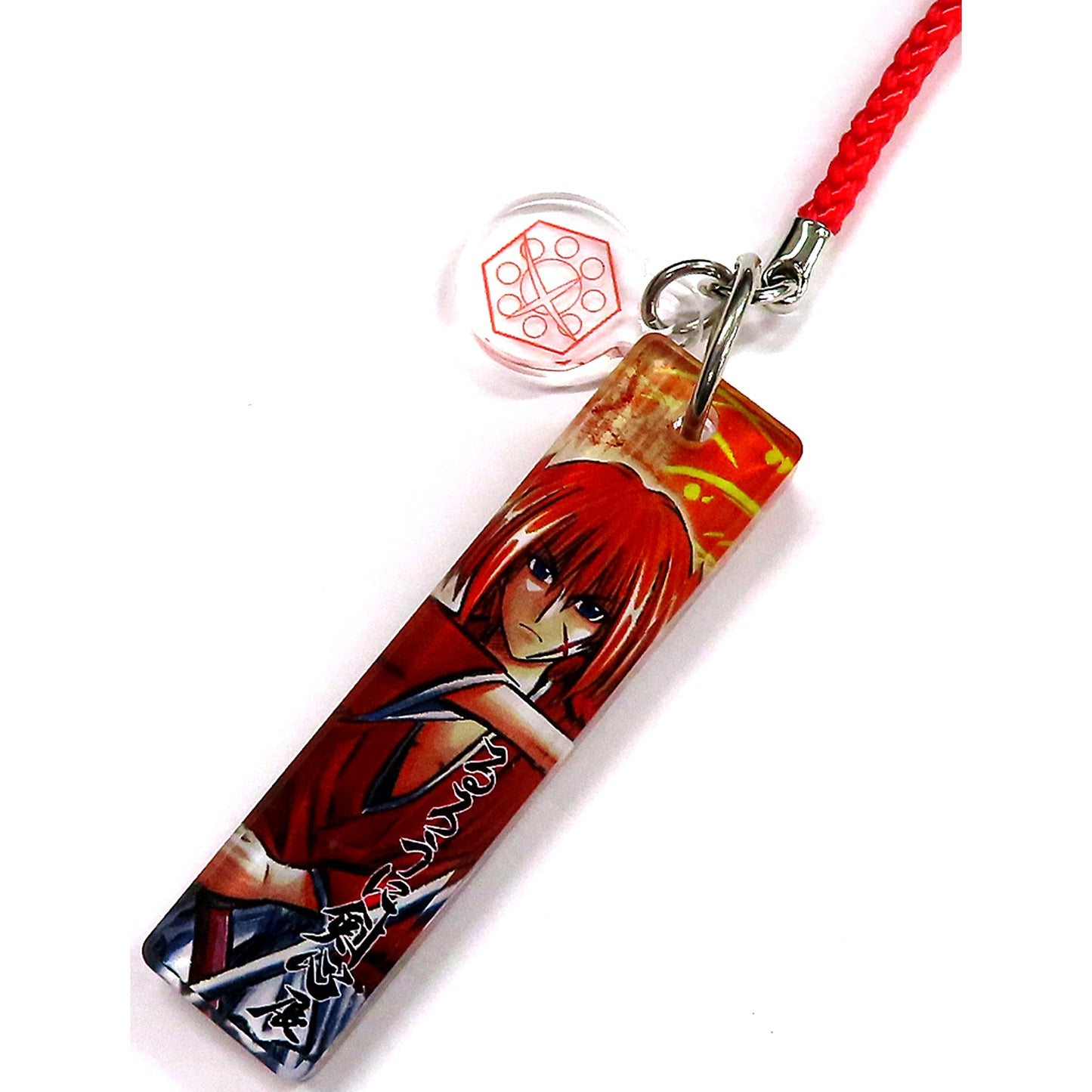 Kenshin Himura 25th Anniversary Rurouni Kenshin Exhibition Family Crest Netsuke [USED]