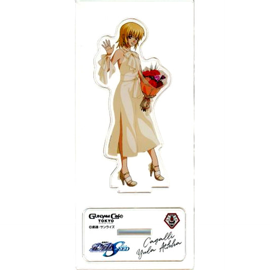 Cagalli Yula Athha Mobile Suit Gundam SEED MODEL SHEET Acrylic Stand Gundam Cafe Select Limited [USED]
