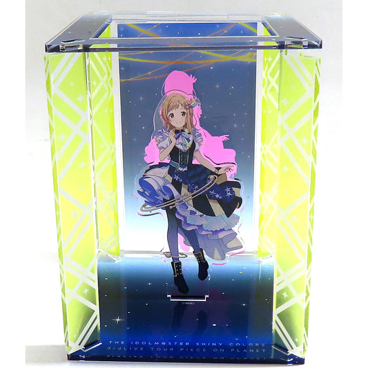 Mano Sakuragi THE IDOLM@STER SHINY COLORS Official Acrylic Diorama Cube 3rdLIVE TOUR PIECE ON PLANET [USED]