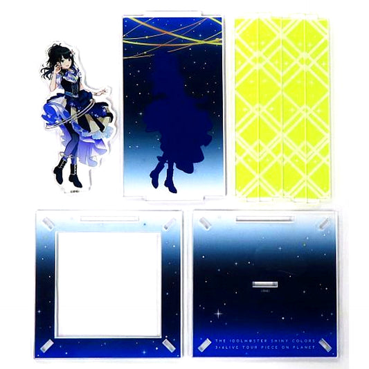Hiori Kazano THE IDOLM@STER SHINY COLORS Official Acrylic Diorama Cube 3rdLIVE TOUR PIECE ON PLANET [USED]