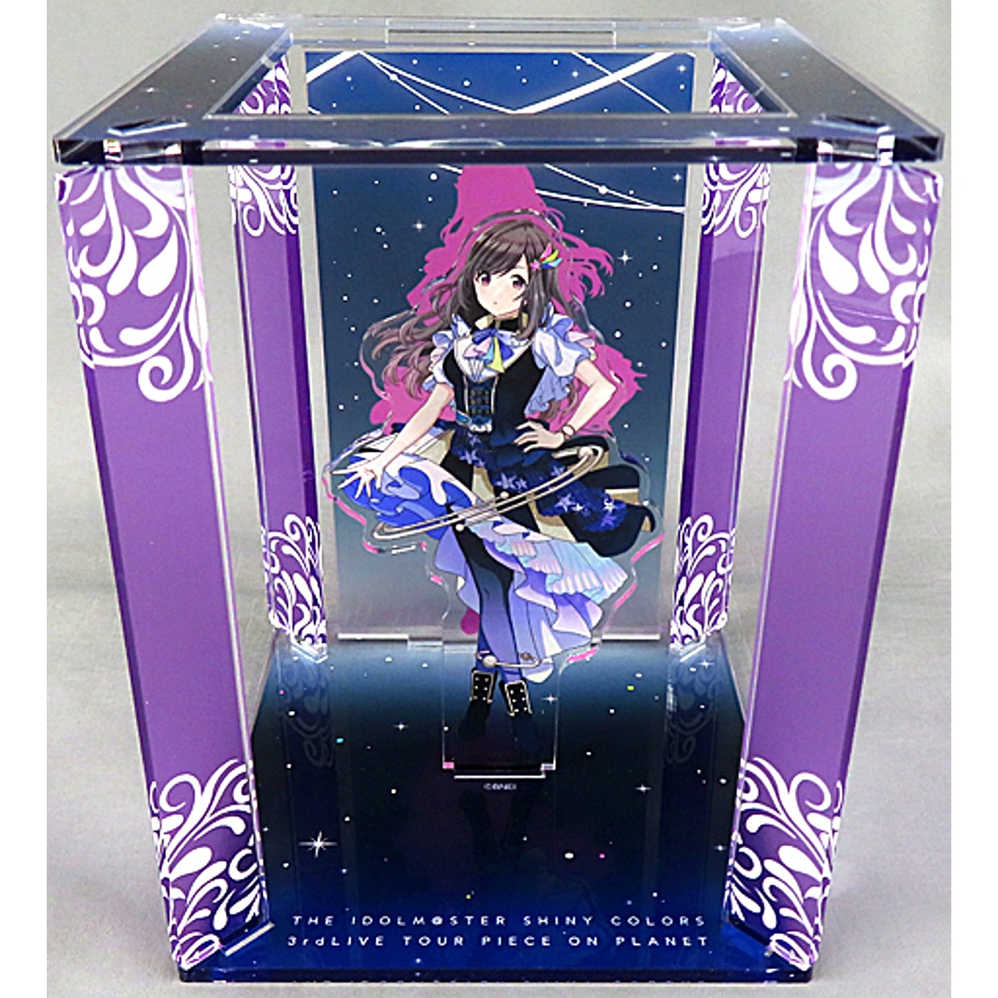 Kogane Tsukioka THE IDOLM@STER SHINY COLORS Official Acrylic Diorama Cube 3rdLIVE TOUR PIECE ON PLANET [USED]