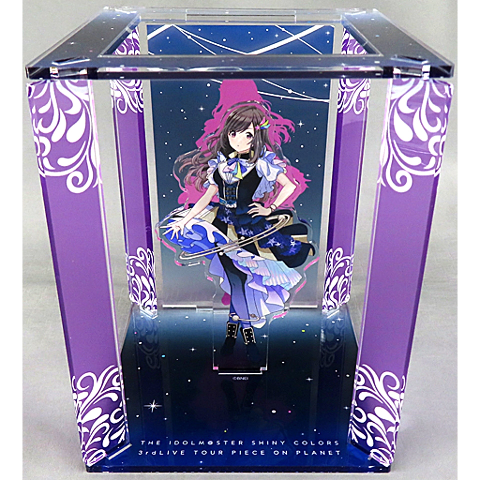 Kogane Tsukioka THE IDOLM@STER SHINY COLORS Official Acrylic Diorama Cube 3rdLIVE TOUR PIECE ON PLANET [USED]