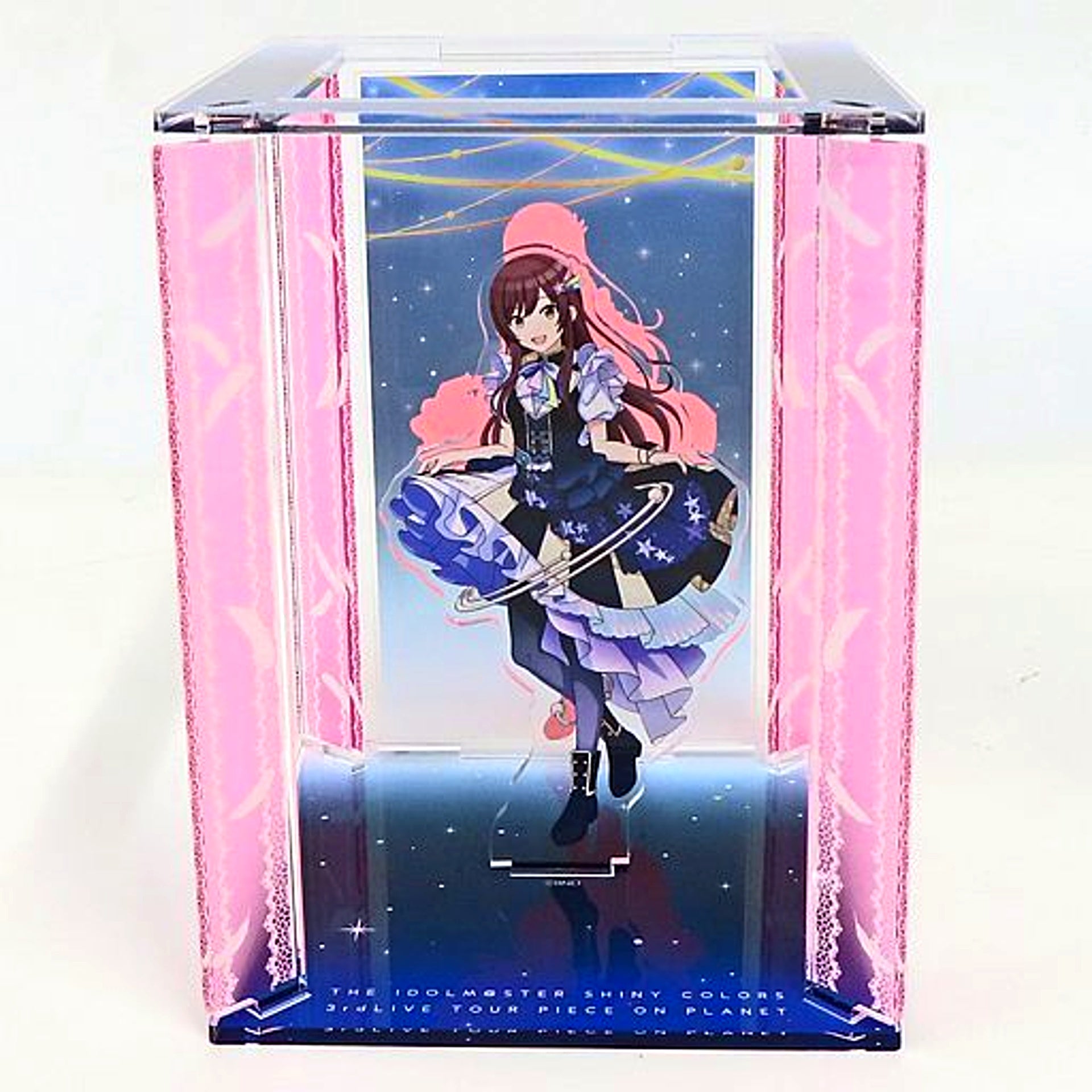 Amana Osaki THE IDOLM@STER SHINY COLORS Official Acrylic Diorama Cube 3rdLIVE TOUR PIECE ON PLANET [USED]