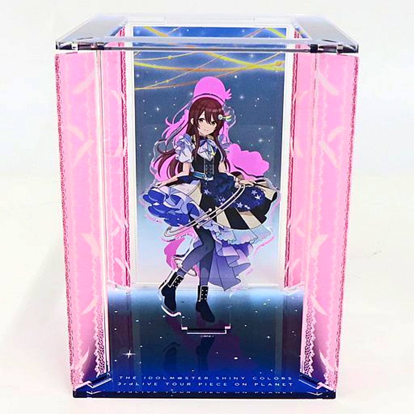 Tenka Osaki THE IDOLM@STER SHINY COLORS Official Acrylic Diorama Cube 3rdLIVE TOUR PIECE ON PLANET [USED]