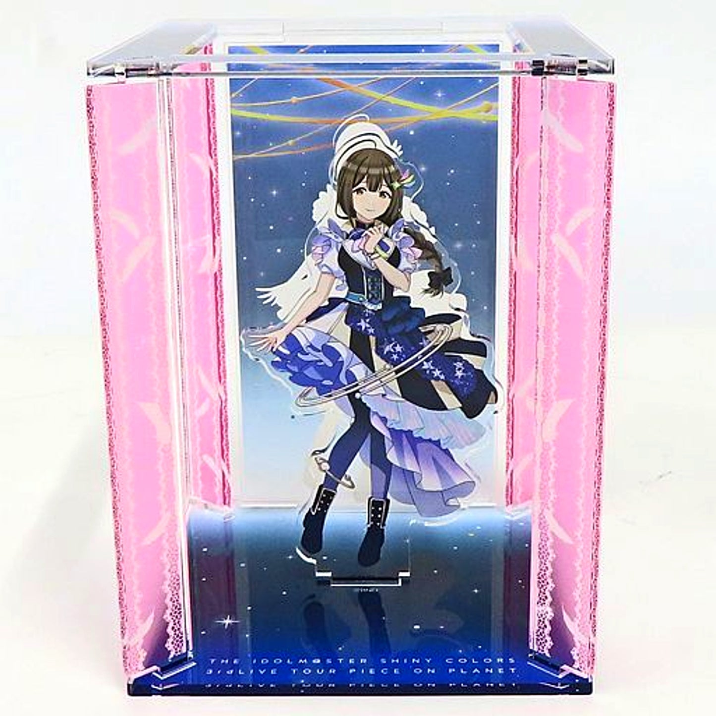 Chiyuki Kuwayama THE IDOLM@STER SHINY COLORS Official Acrylic Diorama Cube 3rdLIVE TOUR PIECE ON PLANET [USED]