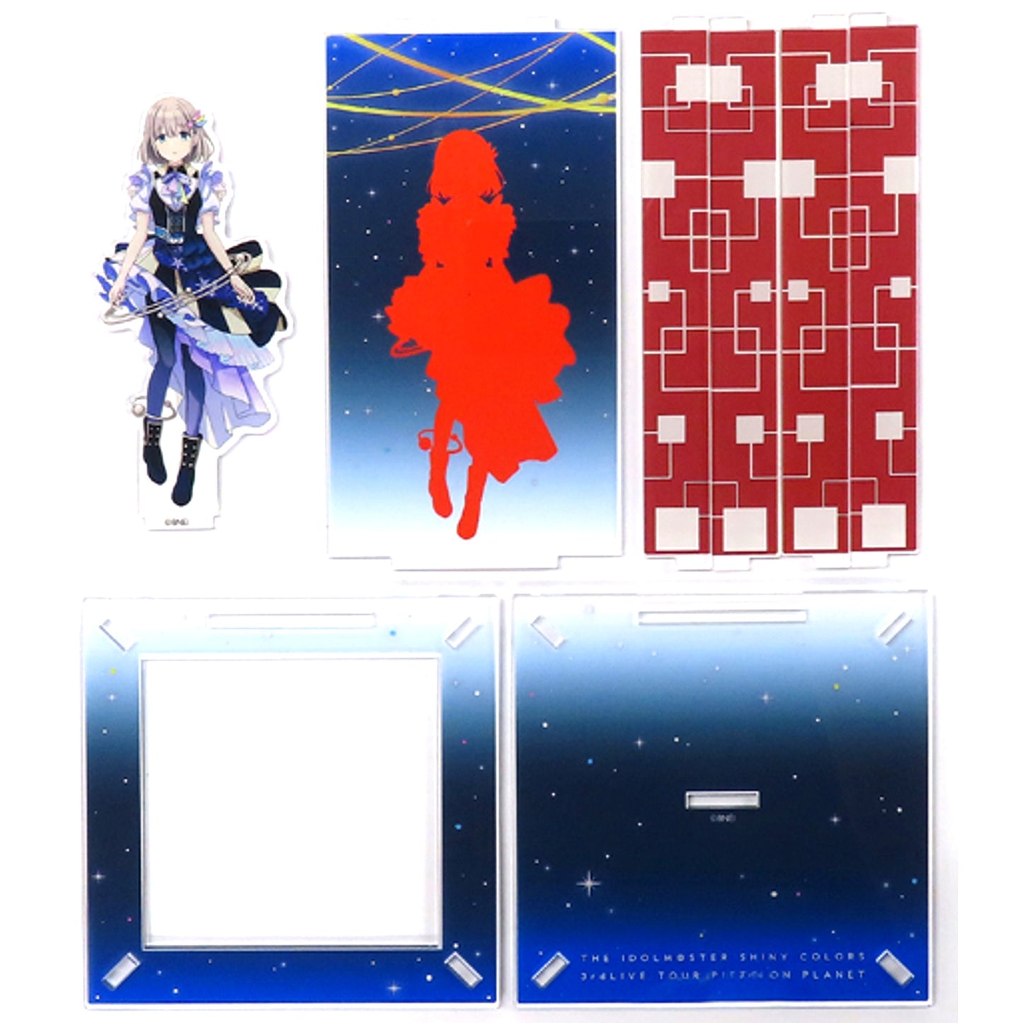 Asahi Serizawa THE IDOLM@STER SHINY COLORS Official Acrylic Diorama Cube 3rdLIVE TOUR PIECE ON PLANET [USED]