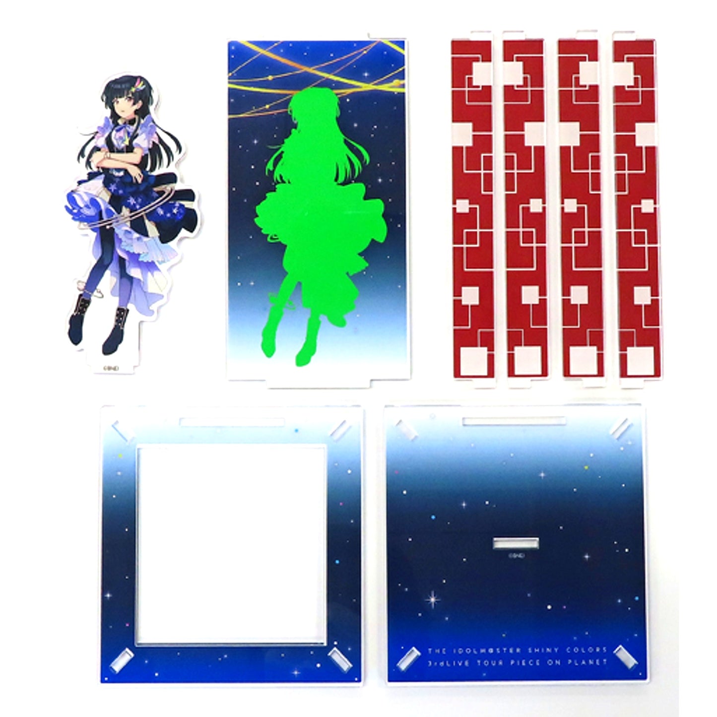 Fuyuko Mayuzumi THE IDOLM@STER SHINY COLORS Official Acrylic Diorama Cube 3rdLIVE TOUR PIECE ON PLANET [USED]