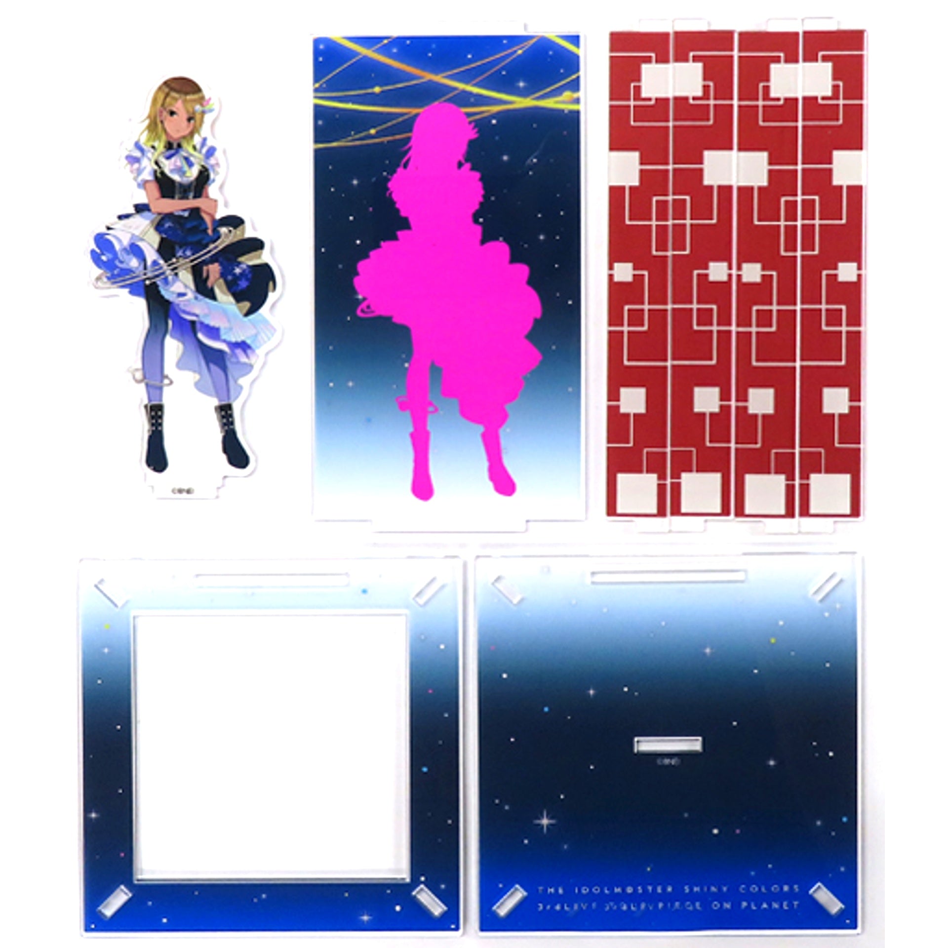 Mei Izumi THE IDOLM@STER SHINY COLORS Official Acrylic Diorama Cube 3rdLIVE TOUR PIECE ON PLANET [USED]