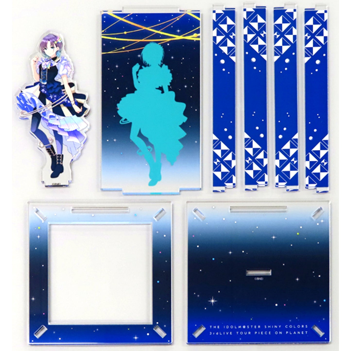 Toru Asakura THE IDOLM@STER SHINY COLORS Official Acrylic Diorama Cube 3rdLIVE TOUR PIECE ON PLANET [USED]