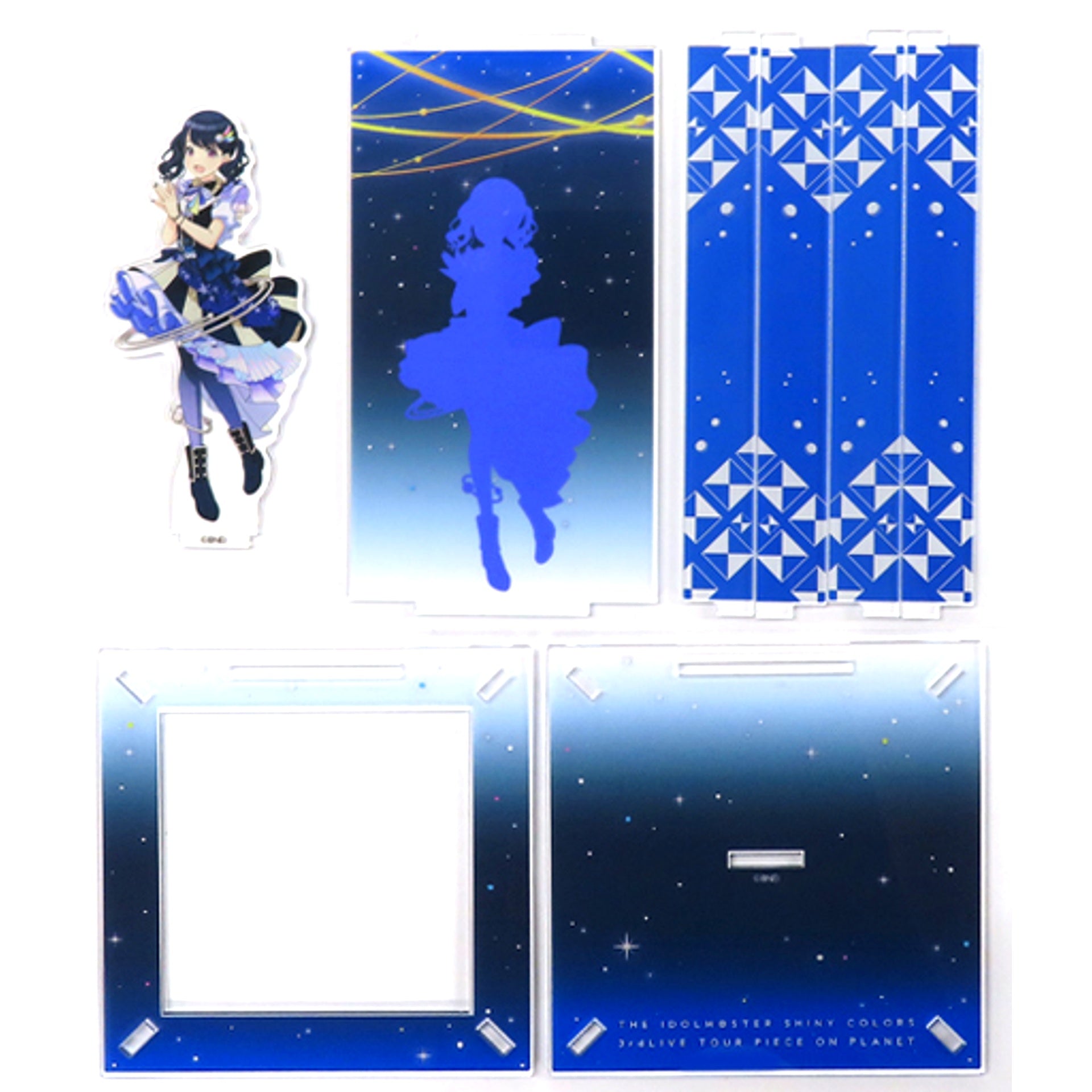 Koito Fukumaru THE IDOLM@STER SHINY COLORS Official Acrylic Diorama Cube 3rdLIVE TOUR PIECE ON PLANET [USED]