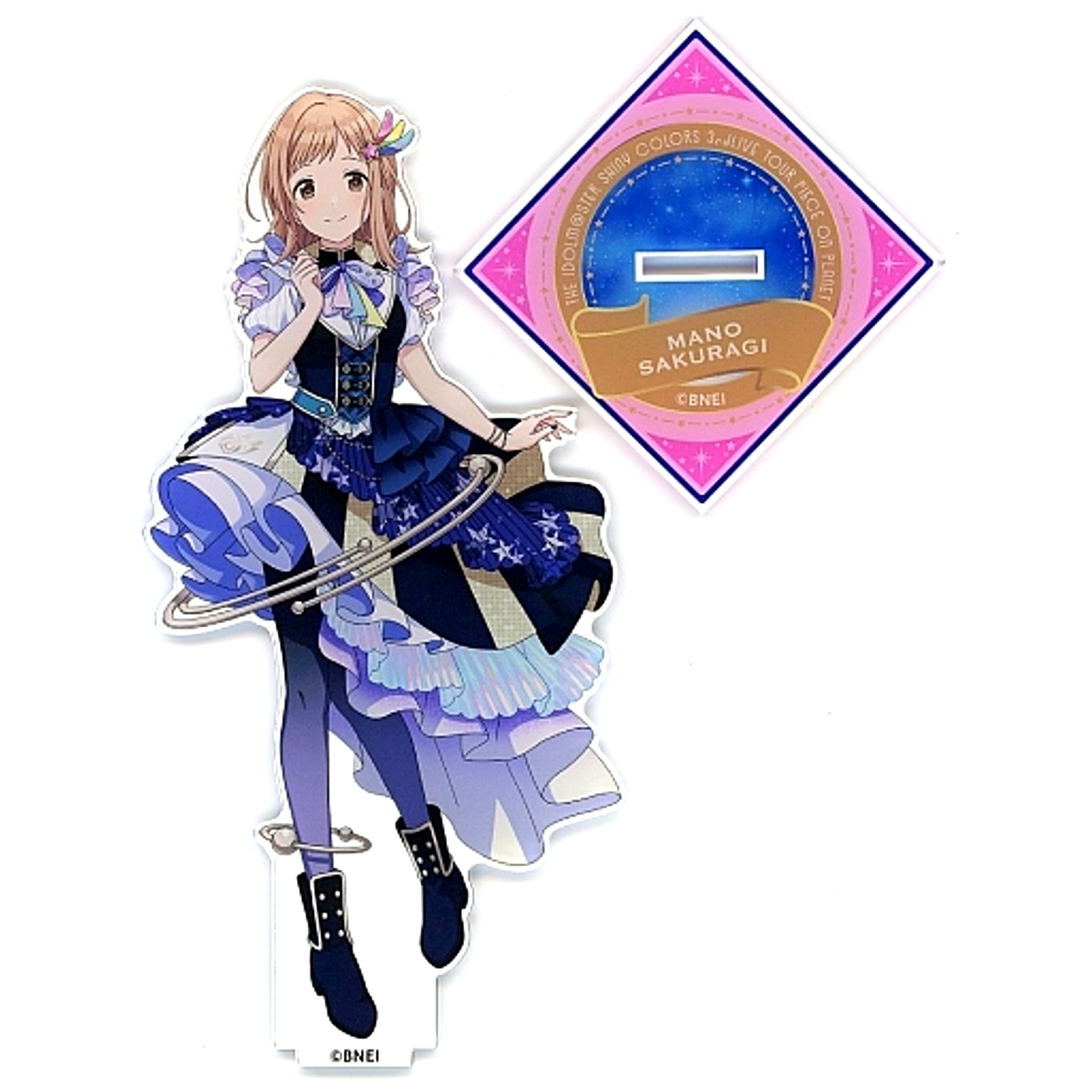 Mano Sakuragi THE IDOLM@STER SHINY COLORS Official Acrylic Stand 3rdLIVE TOUR PIECE ON PLANET [USED]