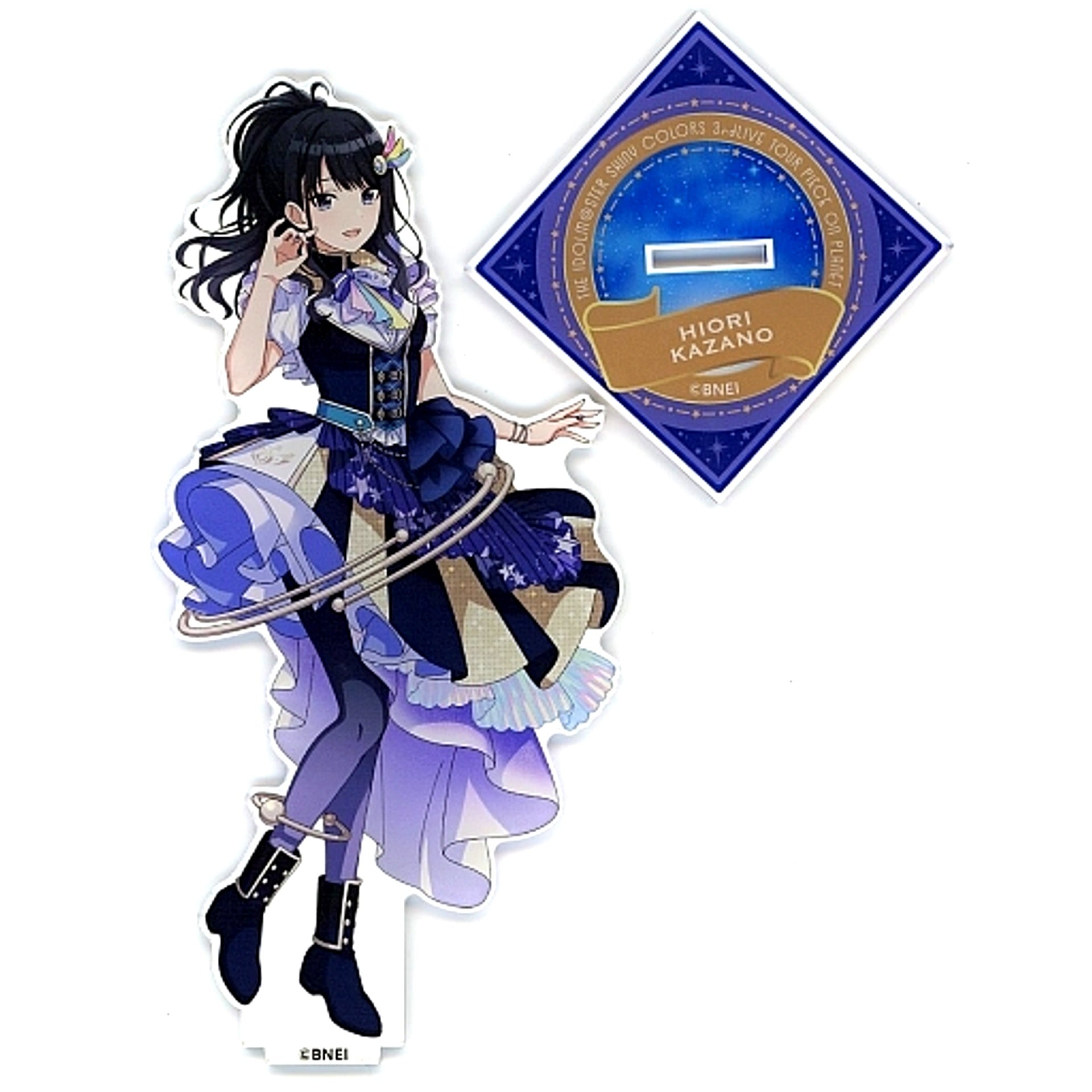 Hiori Kazano THE IDOLM@STER SHINY COLORS Official Acrylic Stand 3rdLIVE TOUR PIECE ON PLANET [USED]