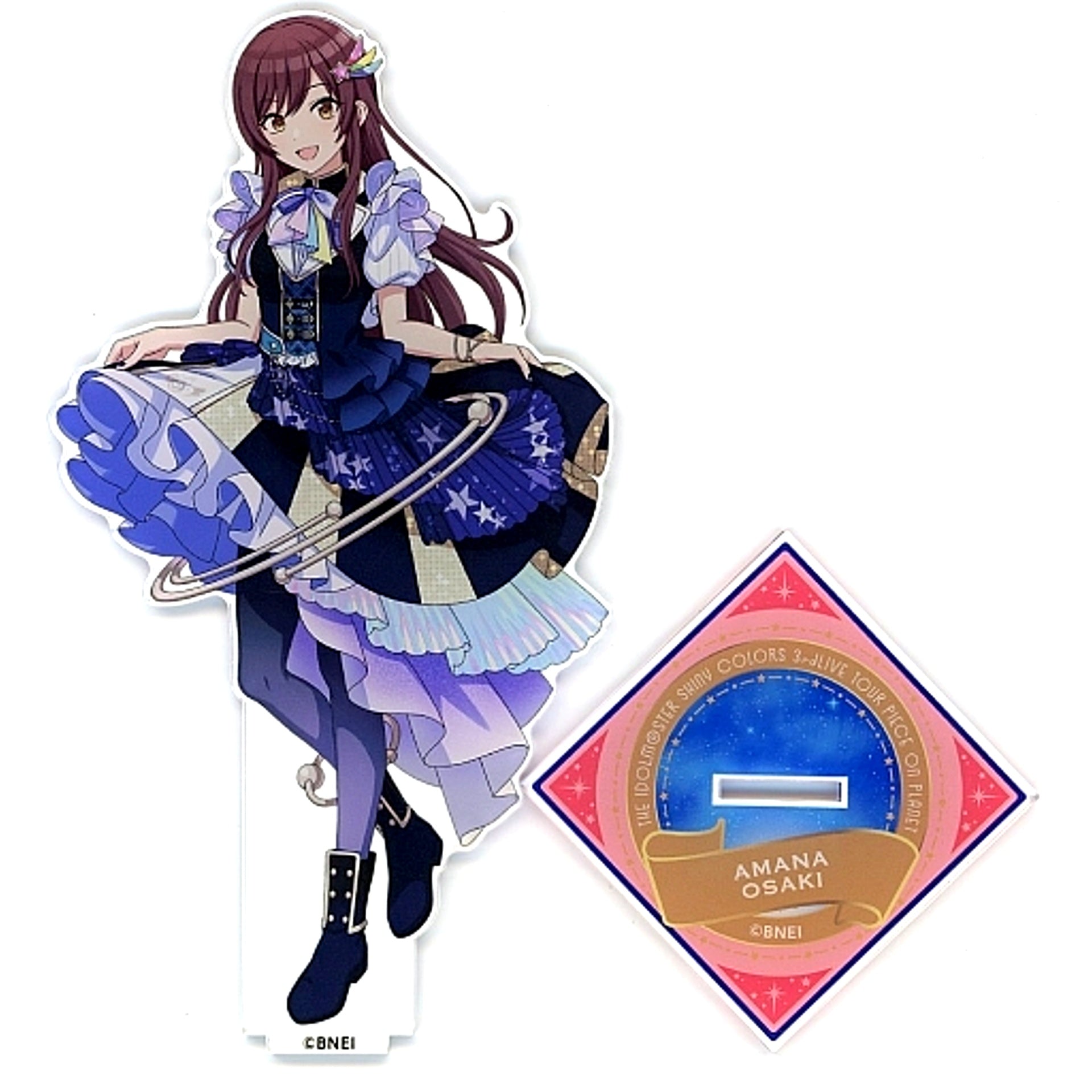 Amana Osaki THE IDOLM@STER SHINY COLORS Official Acrylic Stand 3rdLIVE TOUR PIECE ON PLANET [USED]