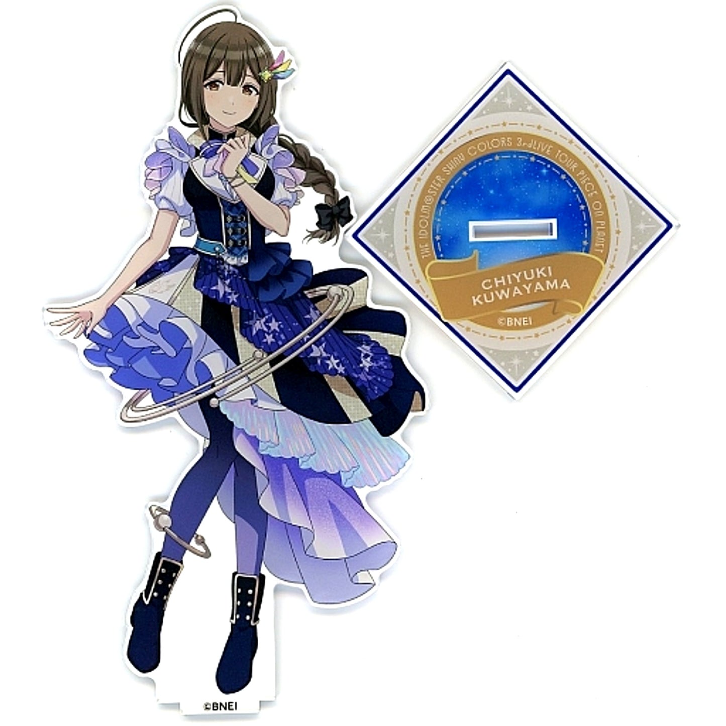 Chiyuki Kuwayama THE IDOLM@STER SHINY COLORS Official Acrylic Stand 3rdLIVE TOUR PIECE ON PLANET [USED]