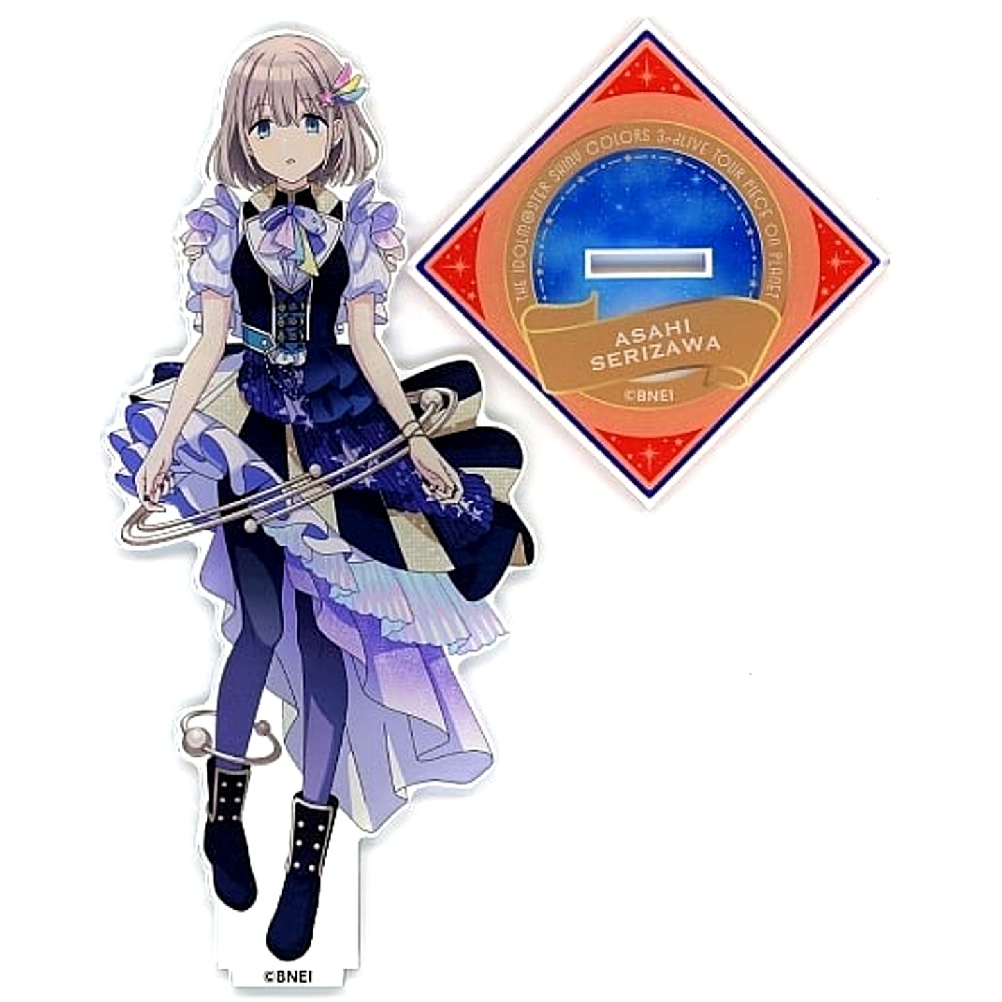 Asahi Serizawa THE IDOLM@STER SHINY COLORS Official Acrylic Stand 3rdLIVE TOUR PIECE ON PLANET [USED]