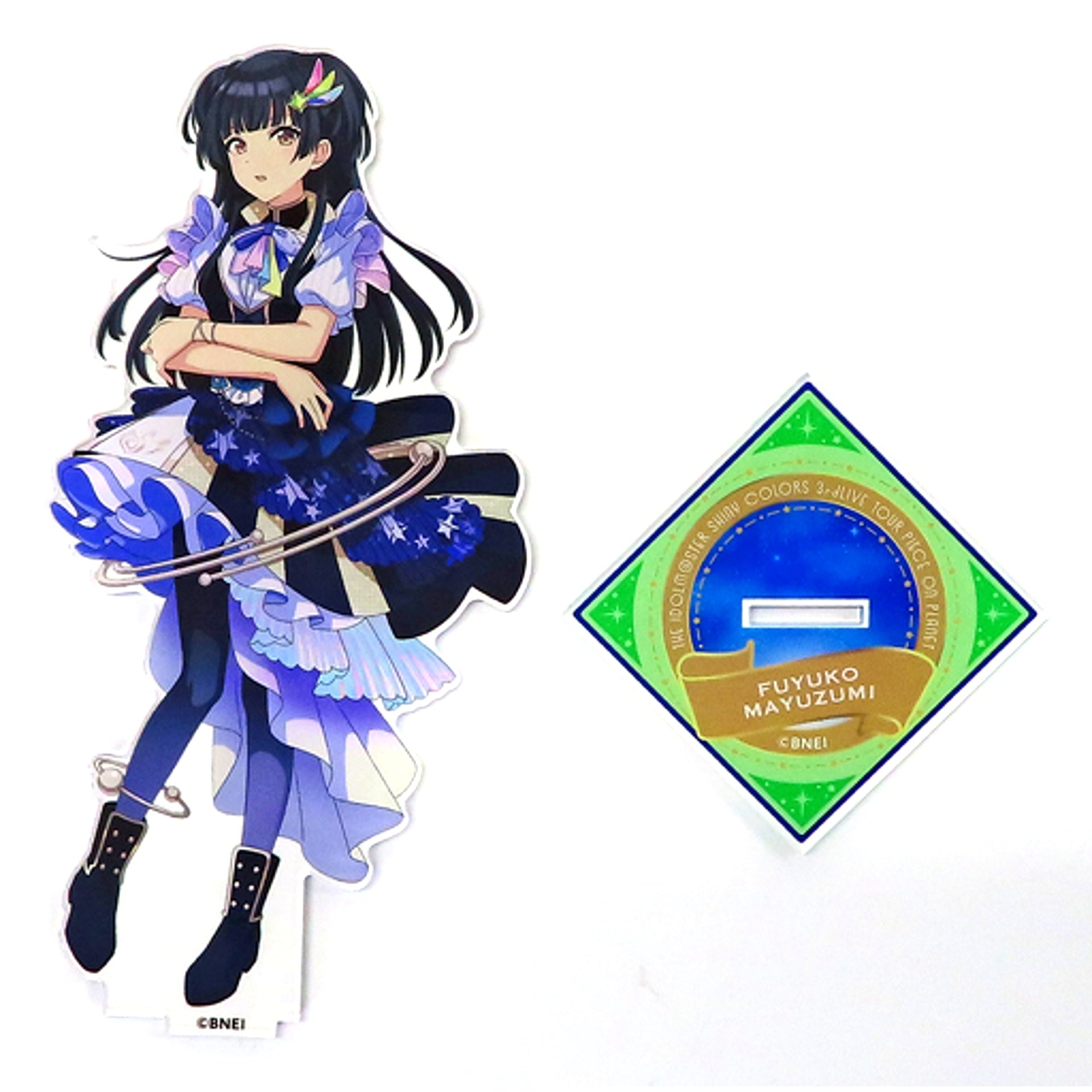 Fuyuko Mayuzumi Official Acrylic Stand Idolmaster Shiny Colors 3rd Live Tour Piece on Planet [USED]