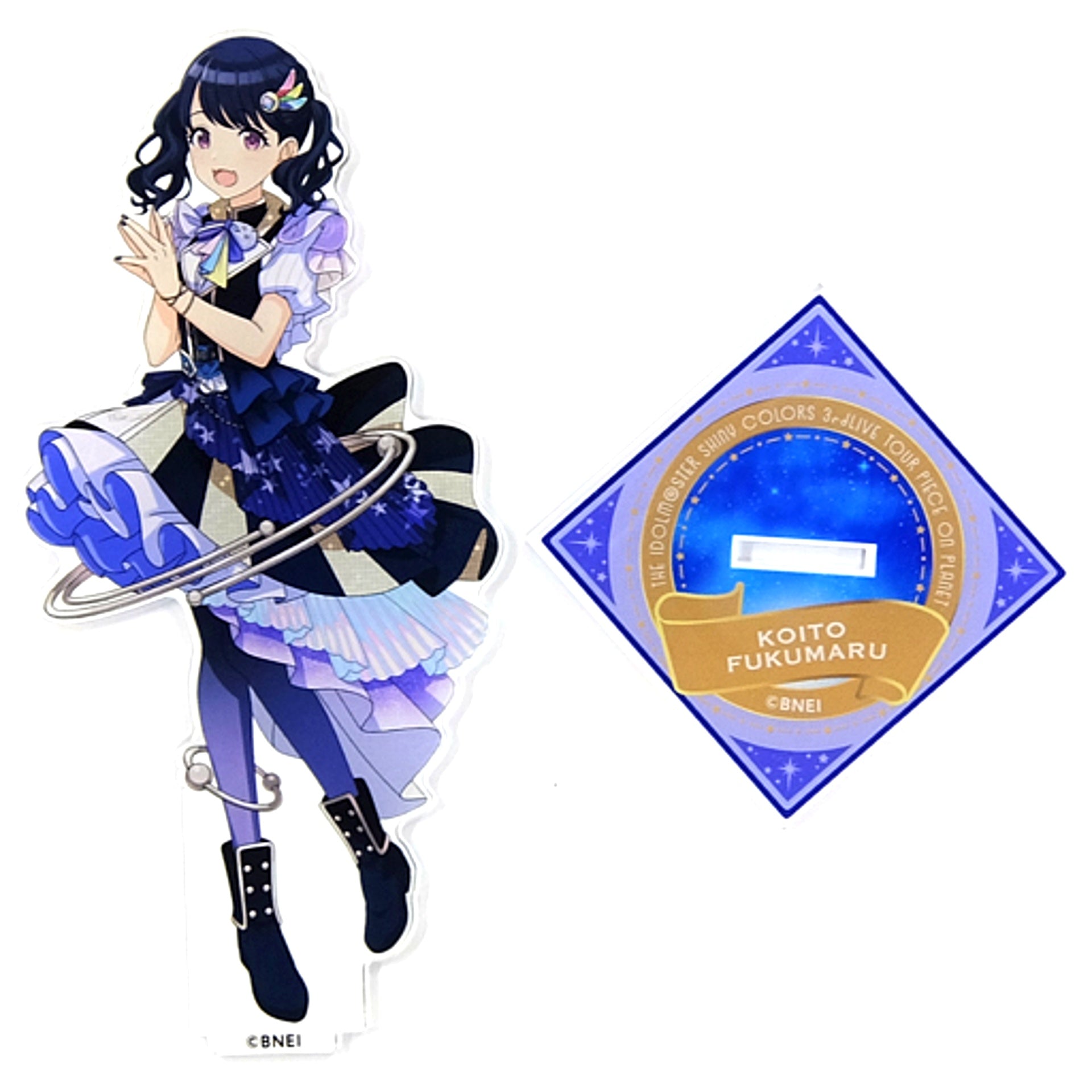 Koito Fukumaru THE IDOLM@STER SHINY COLORS Official Acrylic Stand 3rdLIVE TOUR PIECE ON PLANET [USED]