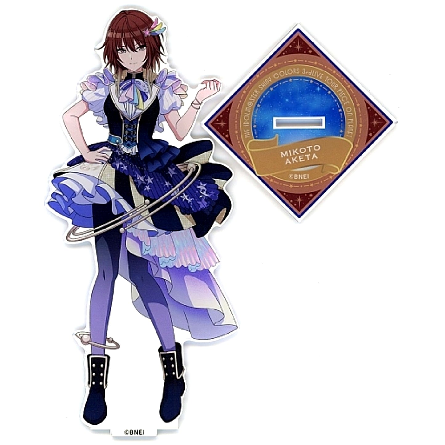 Mikoto Aketa THE IDOLM@STER SHINY COLORS Official Acrylic Stand 3rdLIVE TOUR PIECE ON PLANET [USED]
