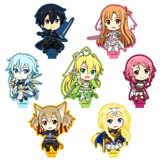 Set of 7 Sword Art Online Alicization War of Underworld Acrylic Stand Collection Vol. 1 [USED]