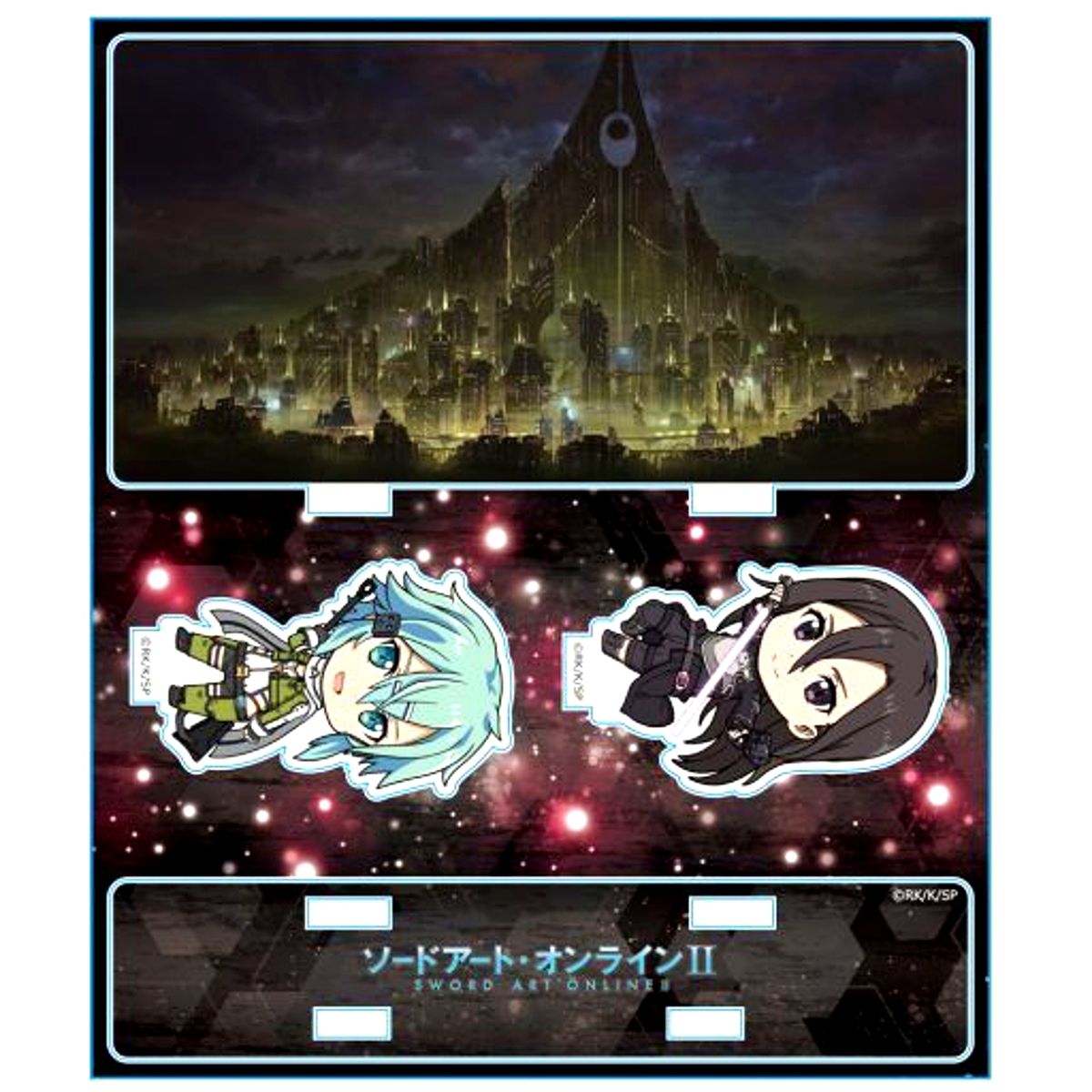 Kazuto Kirigaya & Shino Asada Phantom Bullet Acrylic Diorama Sword Art Online 2 [USED]