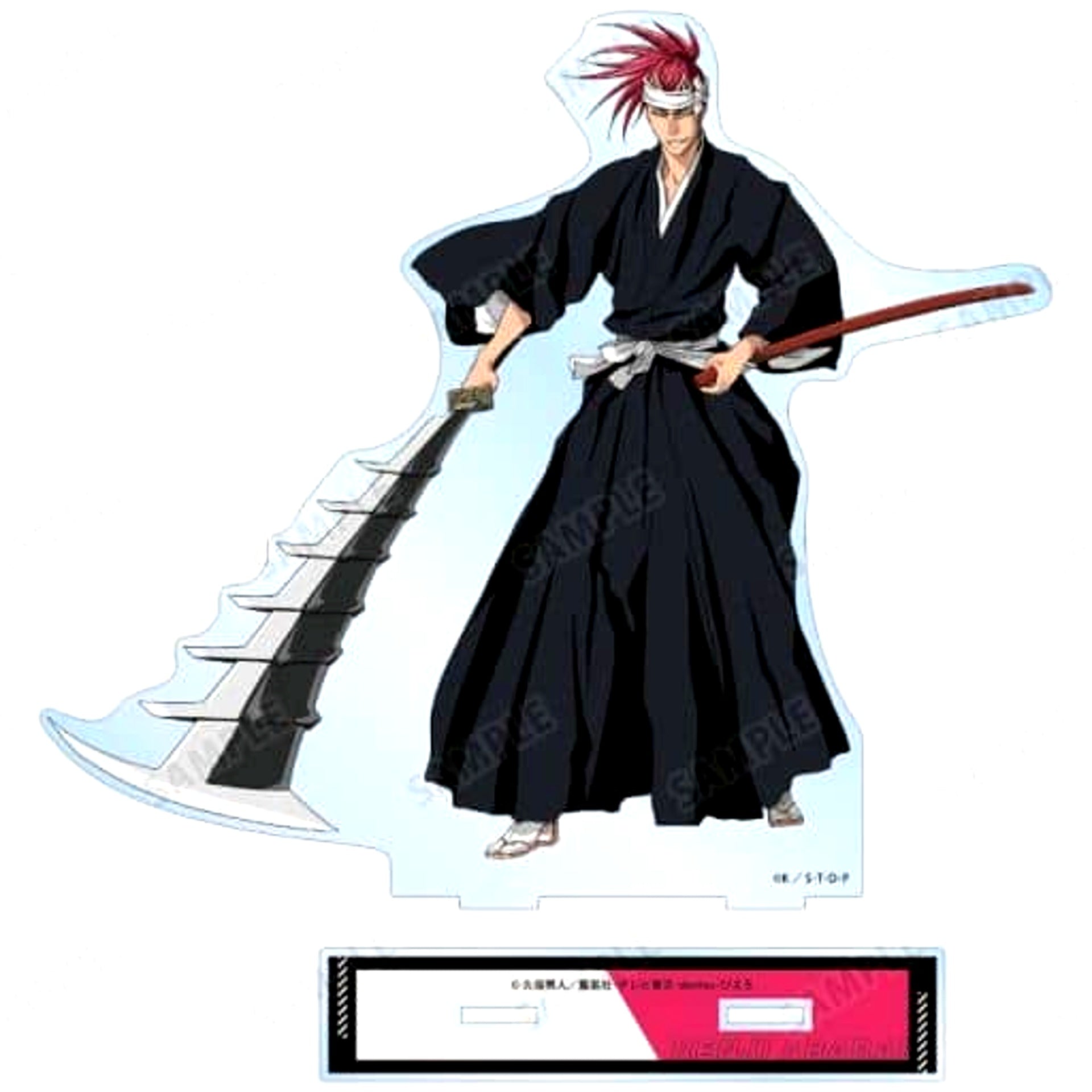 Renji Abarai BLEACH BIG Acrylic Stand [USED]