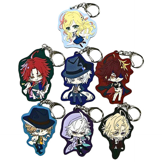 Piofiore no Bansho: Episodio1926 Dante Falzone & Others Kuji Rubber Keychain Prize C All 7 Types Set Keychains [USED]