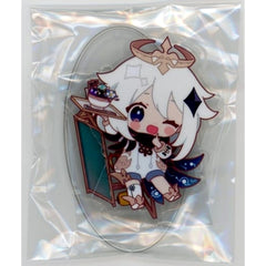Genshin Impact x Sweets Paradise Yan Hua Banquet Paimon Chibi Character Trading Acrylic Stand Acrylic Stands [USED]