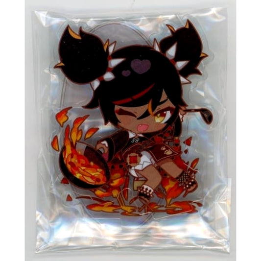 Genshin Impact x Sweets Paradise Xinyan Rock Banquet Chibi Character Trading Acrylic Stand Acrylic Stands [USED]