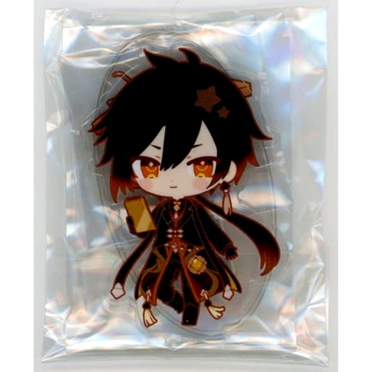 Zhongli Genshin x Sweets Paradise Ganka Shusan Chibi Trading Acrylic Stand [USED]