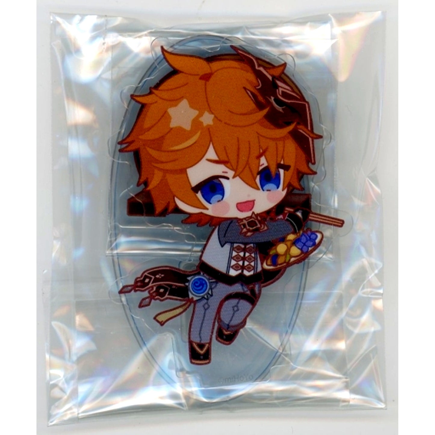 Tartaglia Genshin Impact x SWEETS PARADISE Ganka Jusan Chibi Character Trading Acrylic Stand [USED]