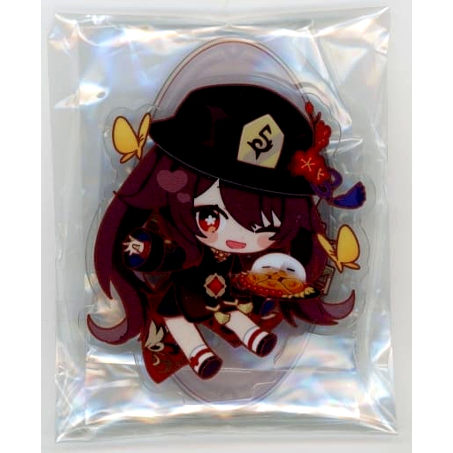 Hu Tao Genshin x Sweets Paradise Ganka Shusan Chibi Trading Acrylic Stand [USED]