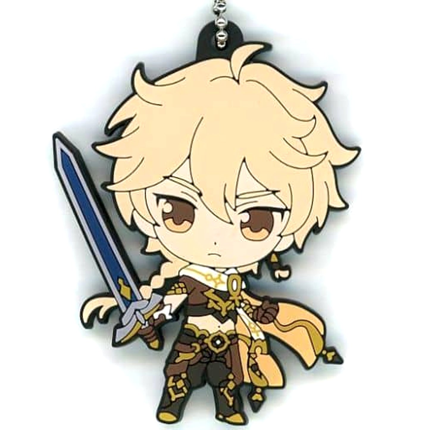 Genshin Aether Capsule Rubber Mascot 01 Keychains [USED]