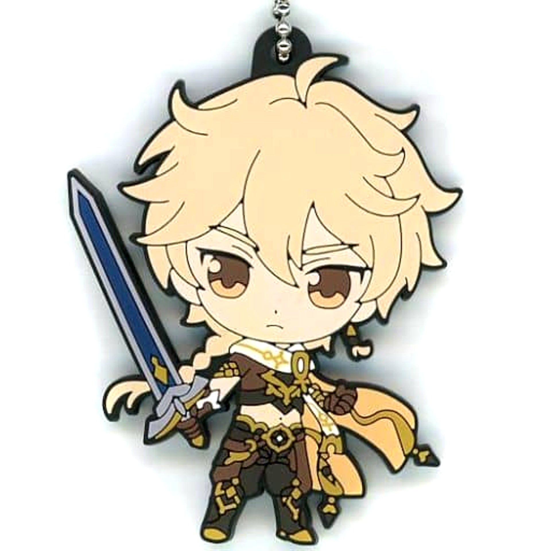 Genshin Aether Capsule Rubber Mascot 01 Keychains [USED]