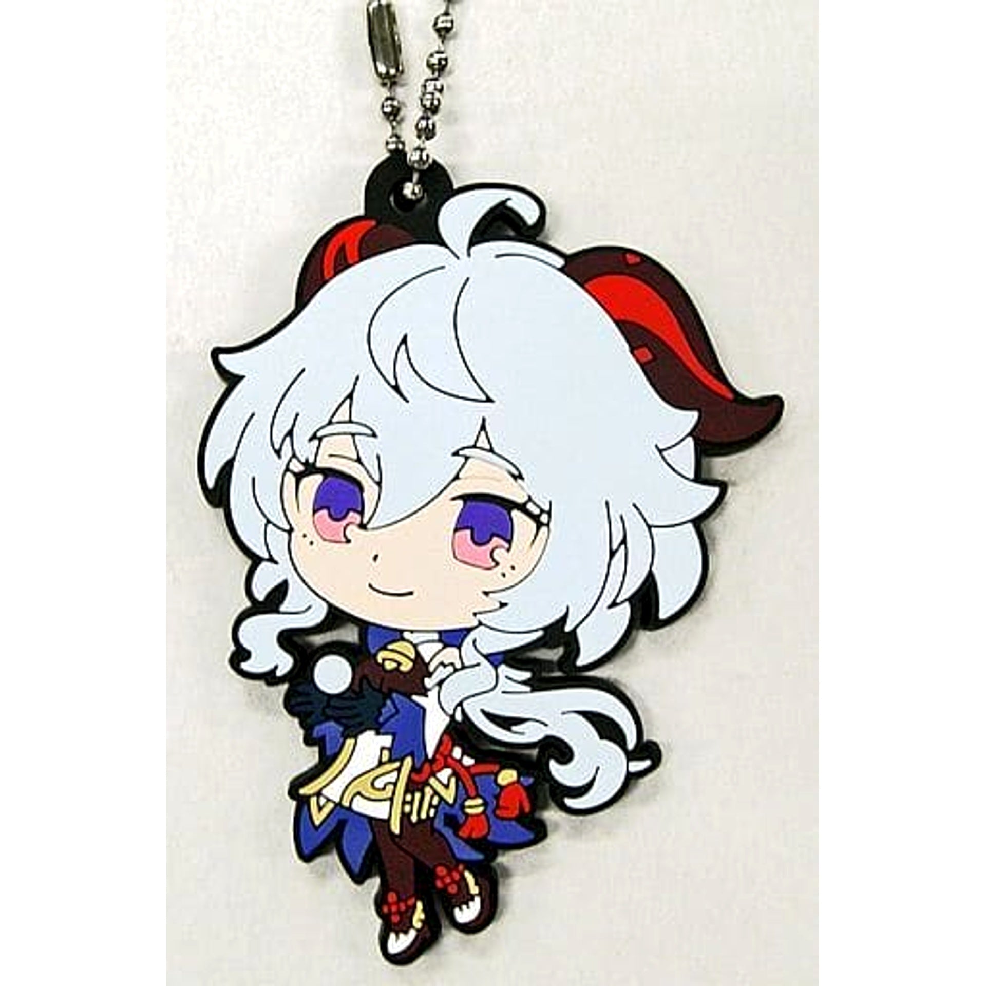 Genshin Ganyu Capsule Rubber Mascot 01 Keychains [USED]