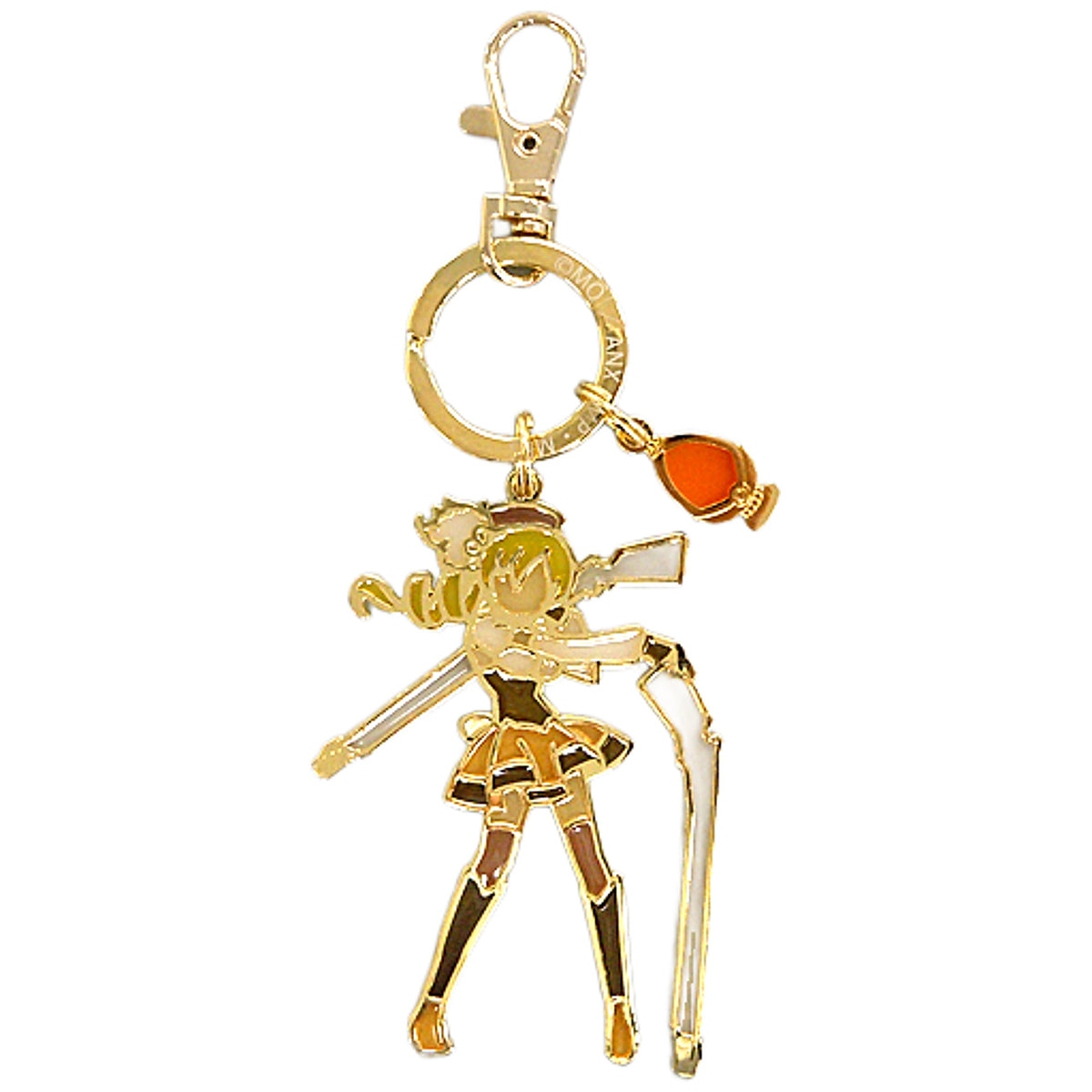 Puella Magi Madoka Magica Mami Tomoe Stained Glass Charms Puella Magi Madoka Magica 10 Limited Keychains [USED]