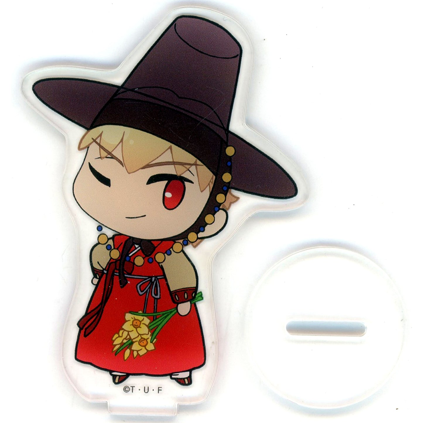 Gilgamesh Trading Acrylic Stand Fate/stay night Heavens Feel x ufotable Cafe KOREA Korea Limited [USED]