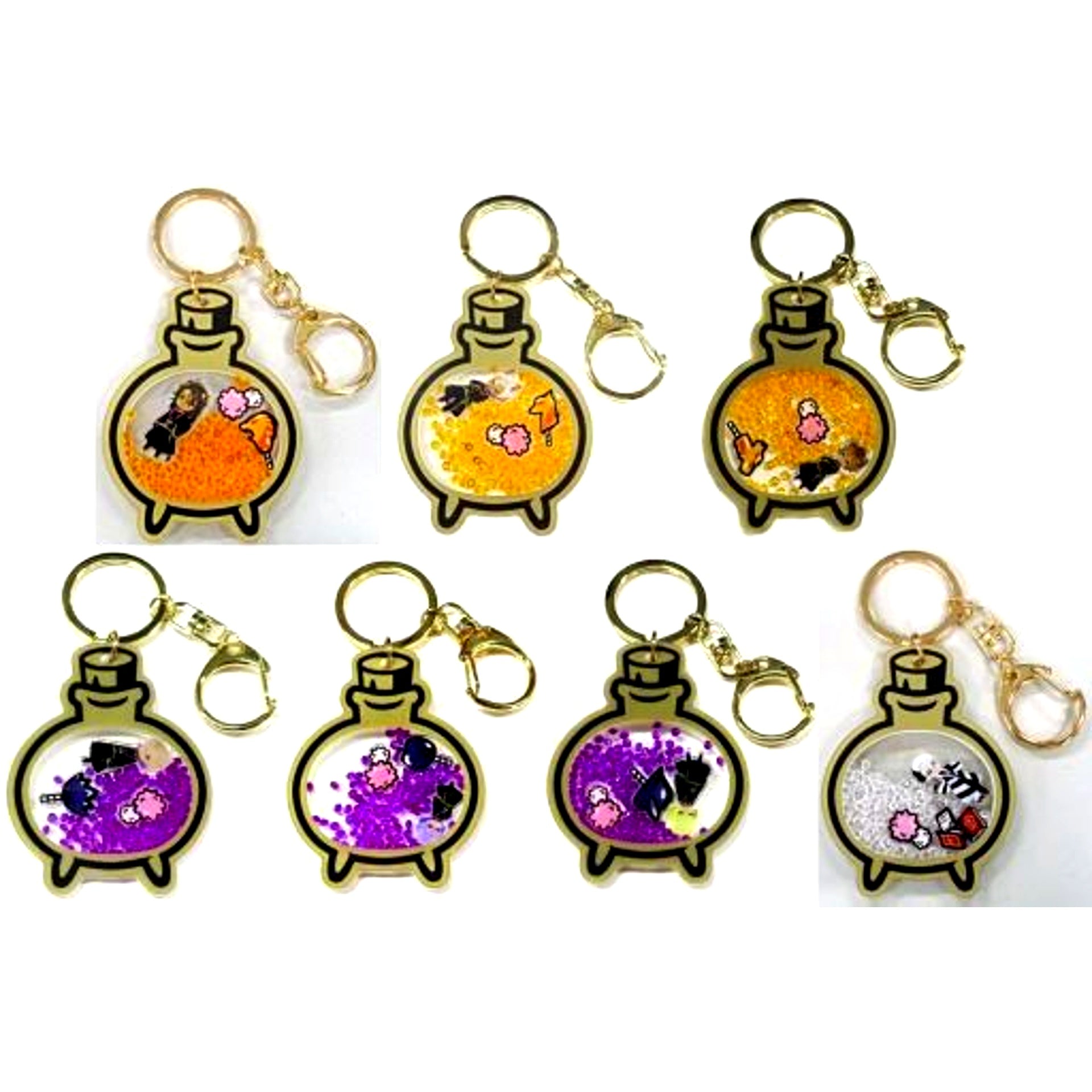 Set of 7 Disney Twisted-Wonderland Chara Gem Star Fragment Charm vol.2 [USED]
