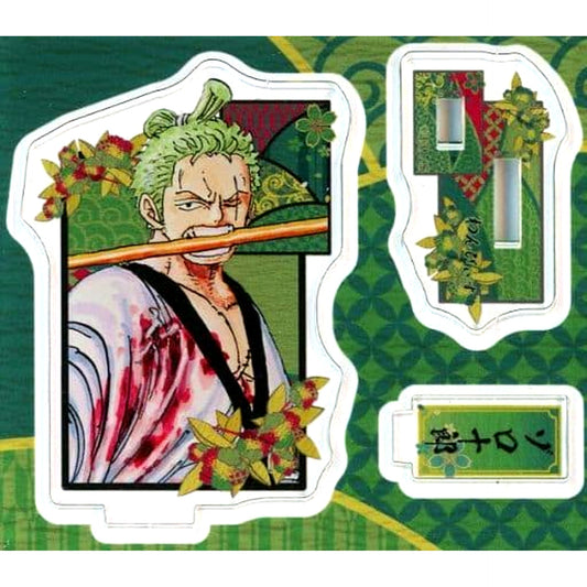 Zorojuro Roronoa Zoro One Piece Acrylic Figure Collection Miyabi [USED]