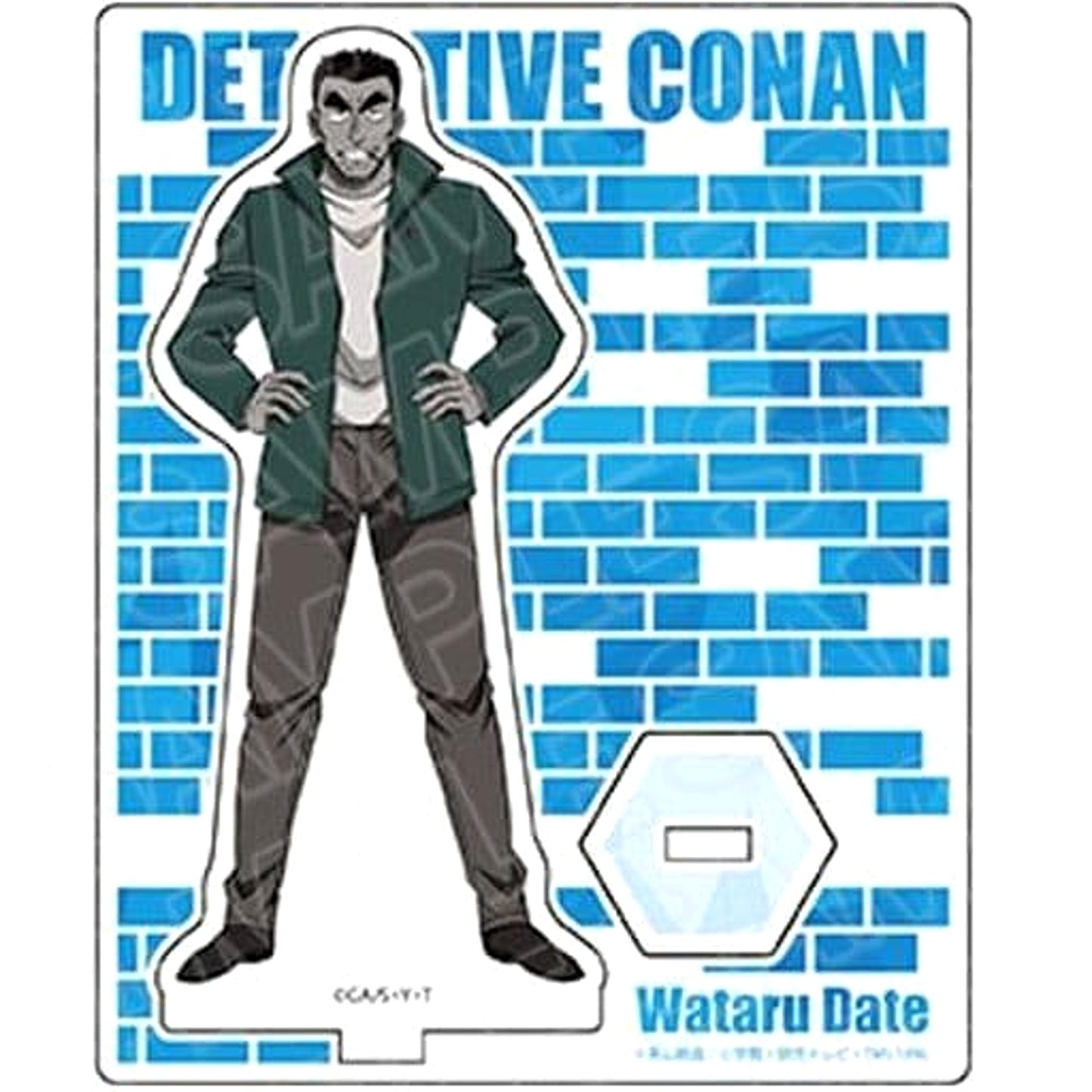 Detective Conan Wataru Date Acrylic Stand Police Version Acrylic Stands [USED]
