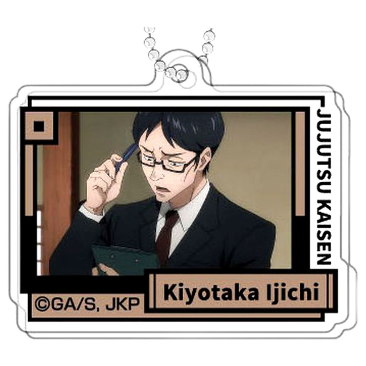 Jujutsu Kaisen Kiyotaka Ijichi Decofure Acrylic Keychain Vol.2 C Box Keychains [USED]
