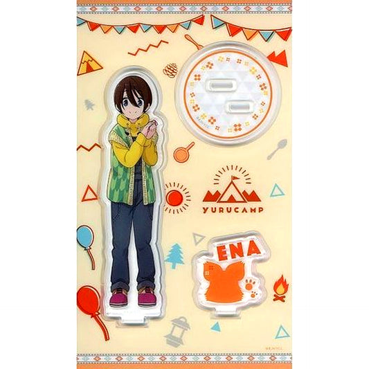 Ena Saito Laid-Back Camp Rin Shima Birthday Kuji Acrylic Stand Prize [USED]