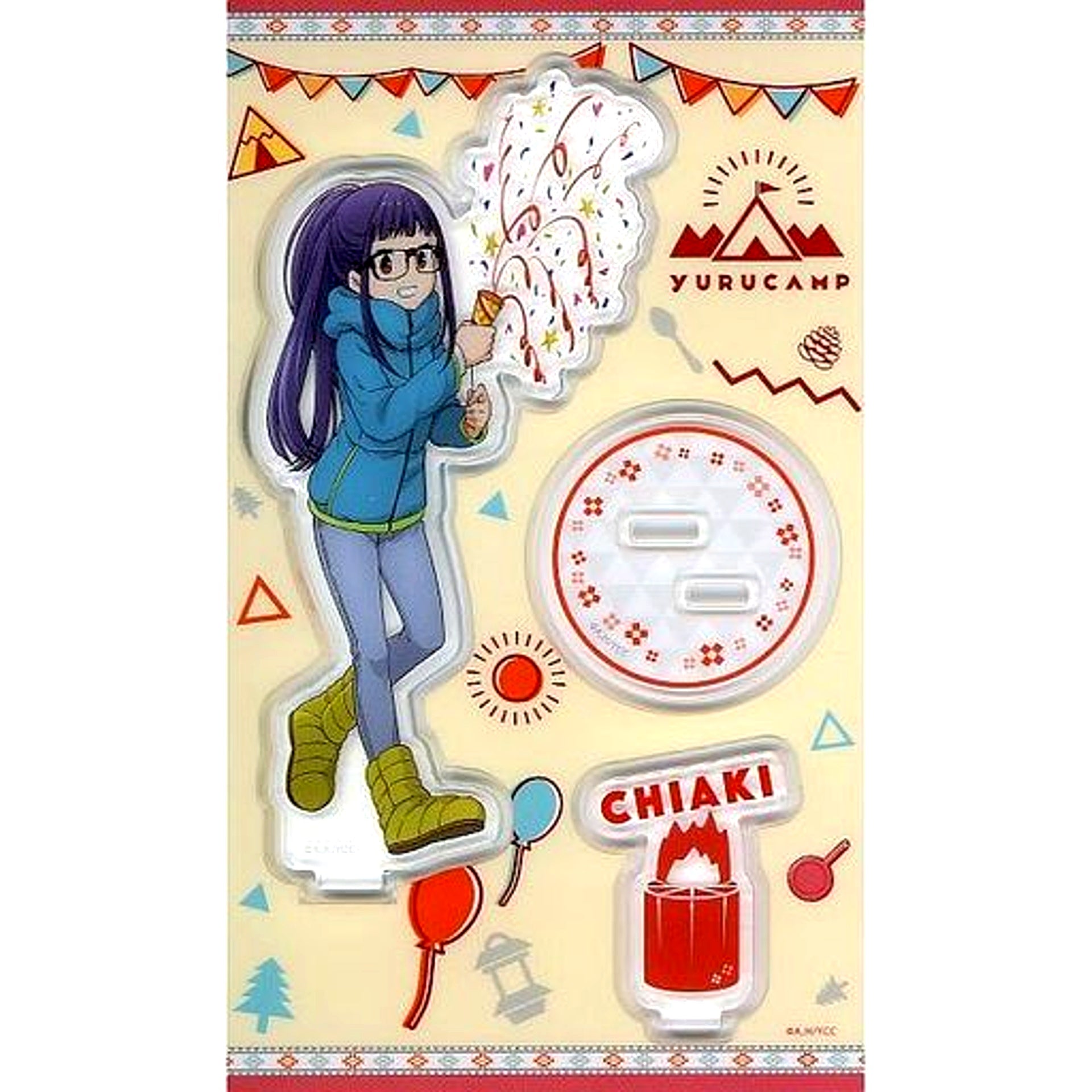 Chiaki Ohgaki Yuru Camp Acrylic Stand Rin Shima Birthday Kuji Prize [USED]