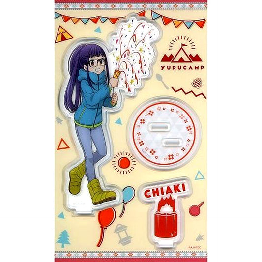 Chiaki Ohgaki Yuru Camp Acrylic Stand Rin Shima Birthday Kuji Prize [USED]
