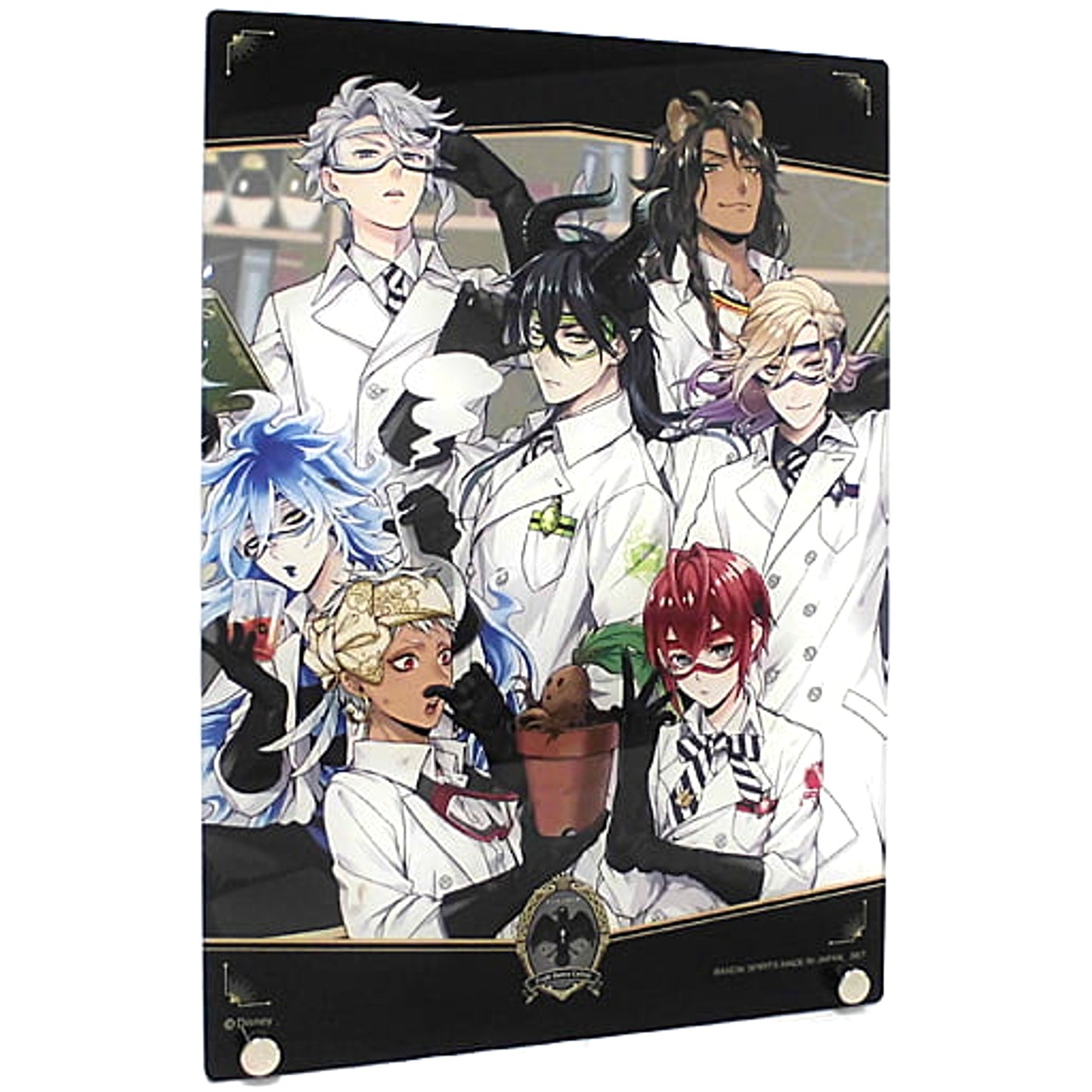 Ichiban Kuji Disney Twisted-Wonderland Fifth Edition acrylic board featuring seven dorm leaders Prize A Acrylic Stands [USED]