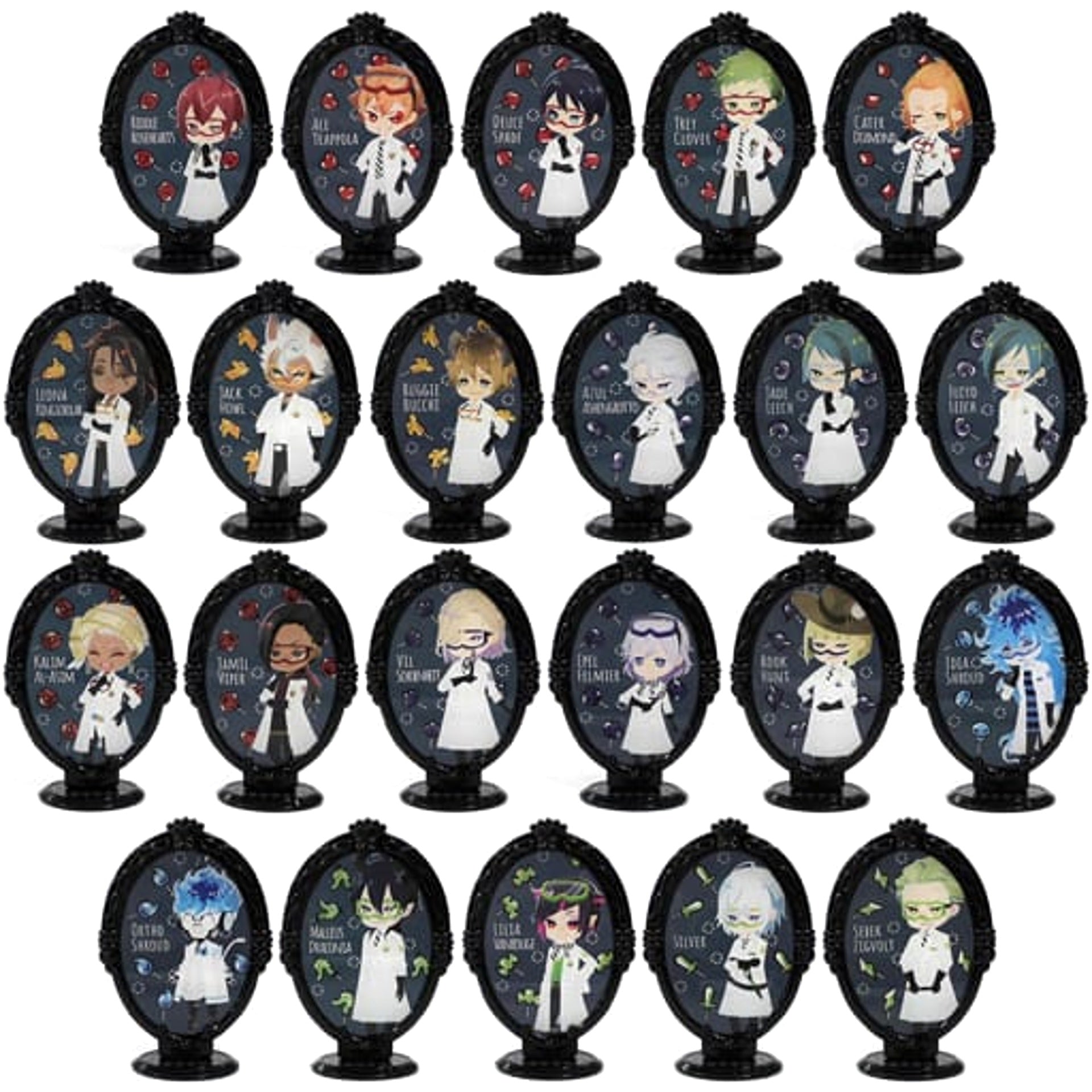 Disney: Twisted-Wonderland Riddle Rosehearts & Others Lab Coat Ver. All 22 Types Set Ichiban Kuji Part 5 Acrylic Stand Prize I Acrylic Stands [USED]