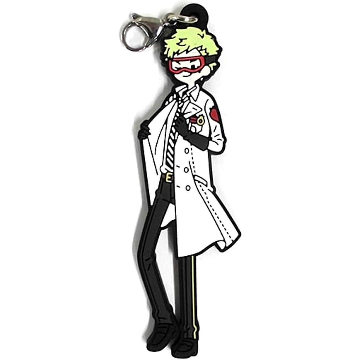 Disney: Twisted-Wonderland Trey Clover Lab Coat Ver. Ichiban Kuji Part 5 Rubber Charm Prize J Charm [USED]