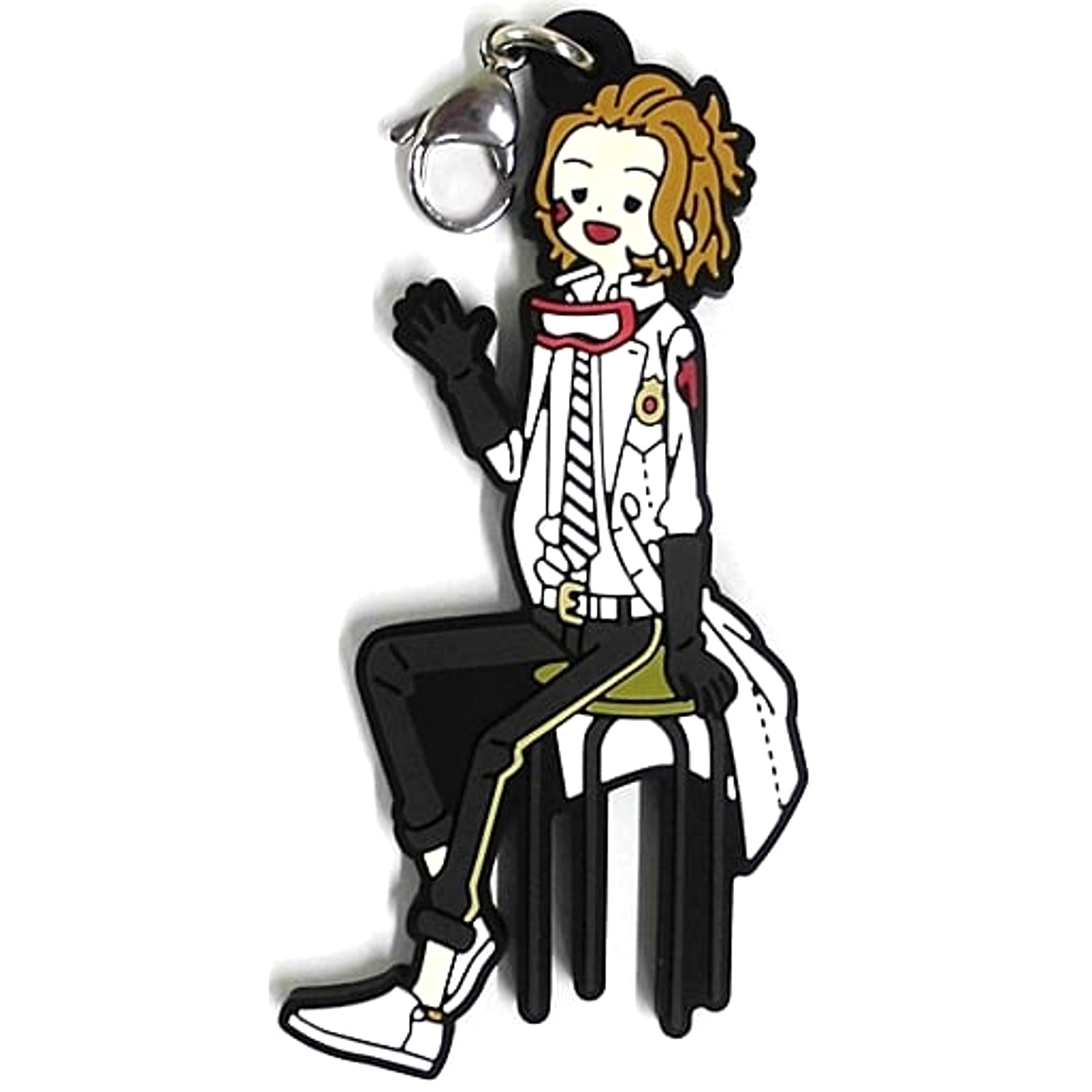 Disney: Twisted-Wonderland Cater Diamond Lab Coat Ver. Ichiban Kuji Part 5 Rubber Charm Prize J Charm [USED]