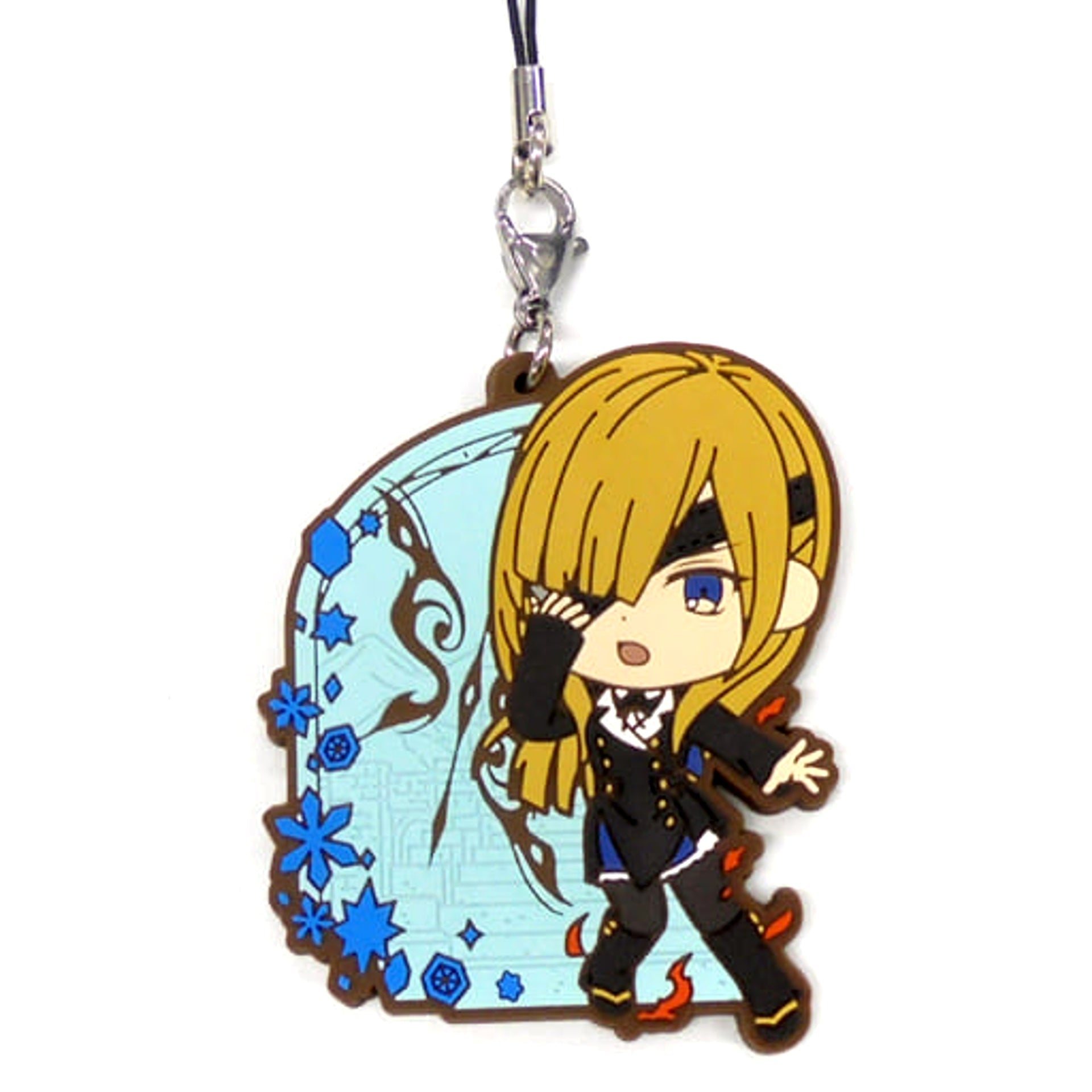 Fate/Grand Order Crypter/Ophelia Phamrsolone Ichiban Kuji Cosmos in the Lostbelt Rubber Charm Kyunchara Illustrations Prize F Keychains [USED]