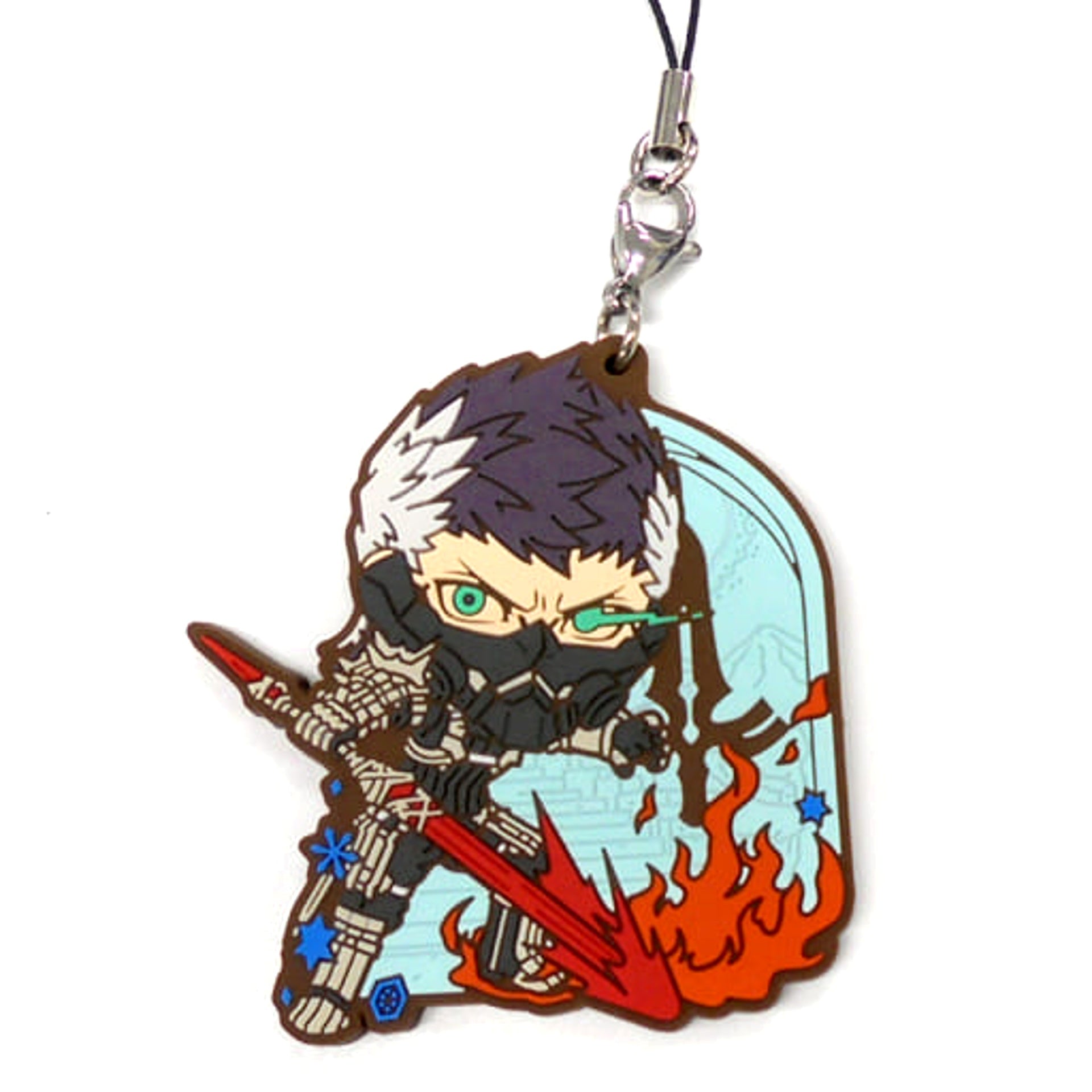 Fate/Grand Order Saber/Sigurd Ichiban Kuji Cosmos in the Lostbelt Rubber Charm Kyunchara Illustrations Prize F Keychains [USED]