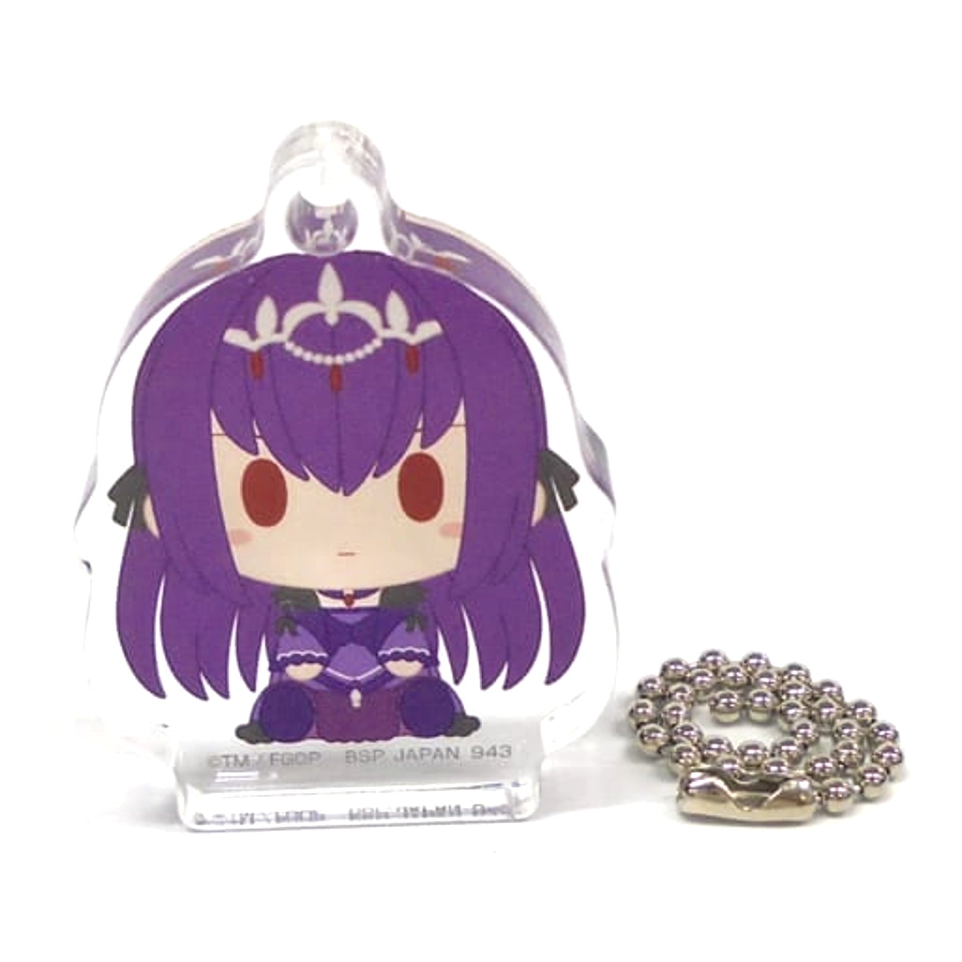 Fate/Grand Order Caster/Scathach-Skadi Ichiban Kuji Cosmos in the Lostbelt Acritz Keychain Chokonokko Prize H Keychains [USED]